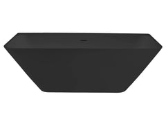 Best Design Borgh semi-freestanding bath 180x85x55cm black