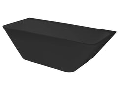 Best Design Borgh semi-freestanding bath 180x85x55cm black
