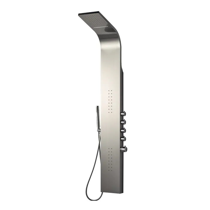 Best-Design Bridel Stainless Steel Shower Panel 1600x220 mm