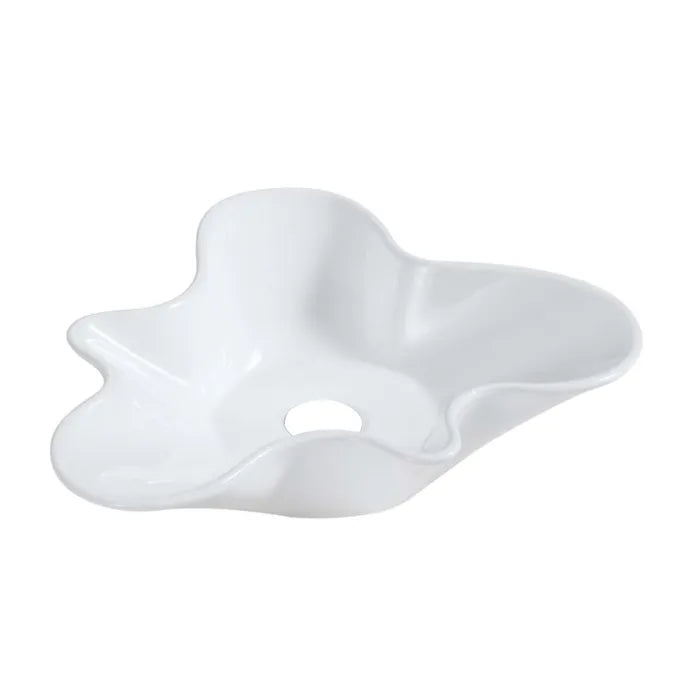 Best Design Fior organische opbouw waskom 51x49cm wit glans