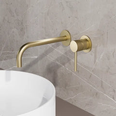 Best Design High End Nancy inbouw wastafelkraan goud mat