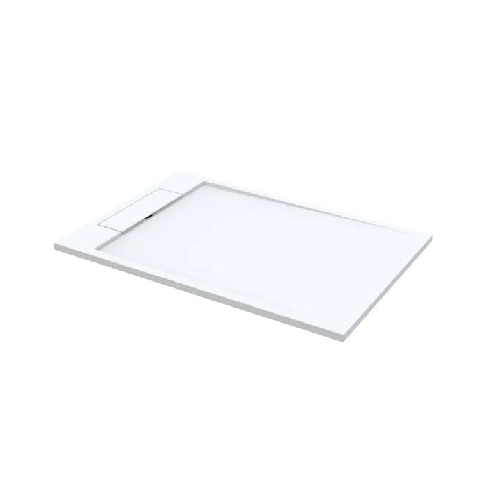 Best Design Just Solid douchebak 160x100x4.5cm mat wit