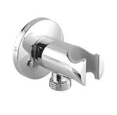 Best Design Luxe Round opsteek + muuraansluiting 1/2" chroom