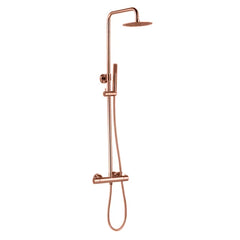 Best Design Lyon thermostatische opbouw regendouche 20cm Rosé goud