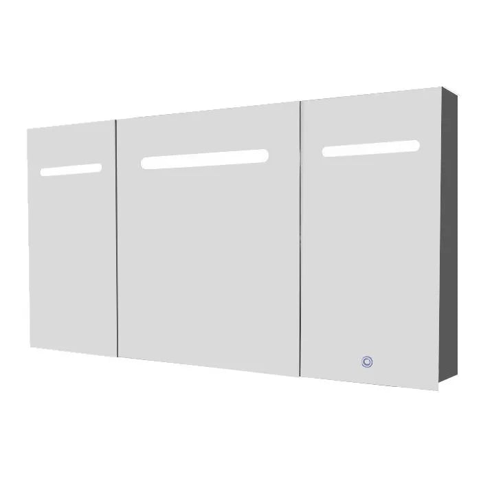 Best Design Miracle LED spiegelkast 100x80cm aluminium