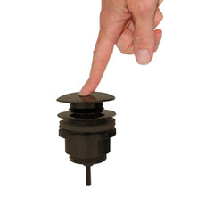 Best Design Moya afvoerplug click waste Gunmetal verouderd ijzer