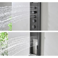 Best Design Moya Future thermostatisch douchepaneel gunmetal