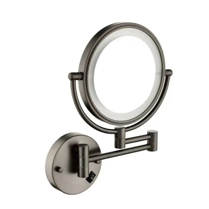Best Design Moya make-up mirror with LED lighting gunmetal antique iron