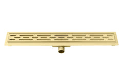 Best Design Nancy Shower Drain Matte Gold with Flange 70cm
