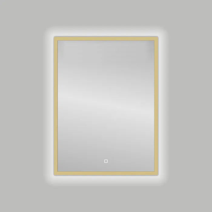 Best Design Nancy LED spiegel mat goud 60x80cm