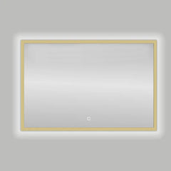 Best Design Nancy LED spiegel mat goud 80x60cm