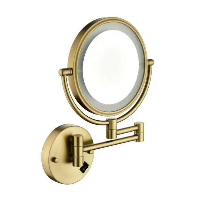 Best Design Nancy make-up spiegel incl. LED verlichting goud mat