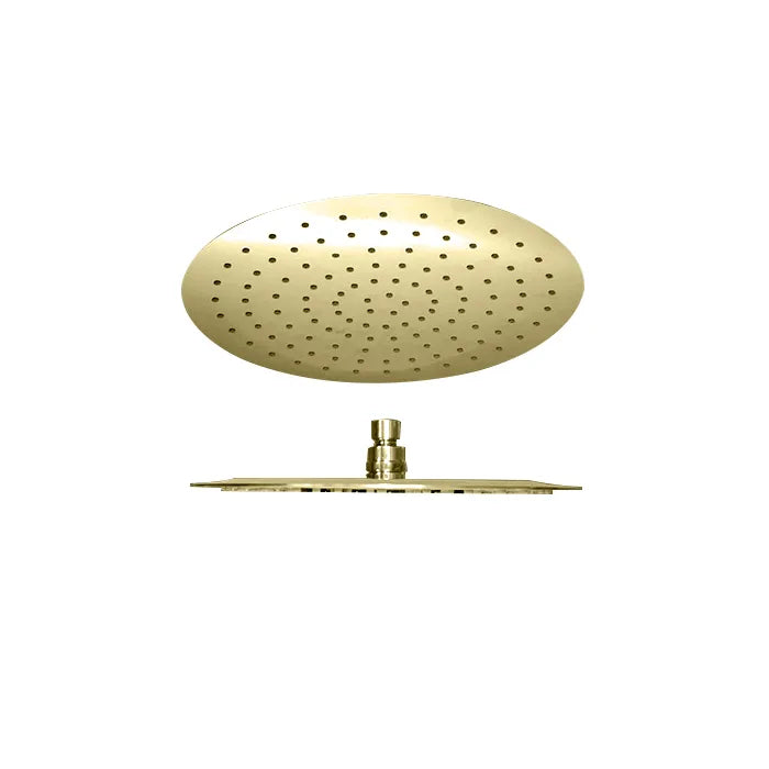 Best Design Nancy ronde regendouche 30cm mat goud