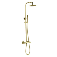 Best Design Nancy thermostatische opbouw regendouche 20cm mat goud