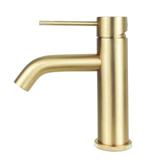 Best Design Nancy wastafelkraan gebogen goud mat