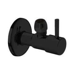 Best-Design Nero-Solara hoekstopkraan + rozet 1/2" x 10 mm