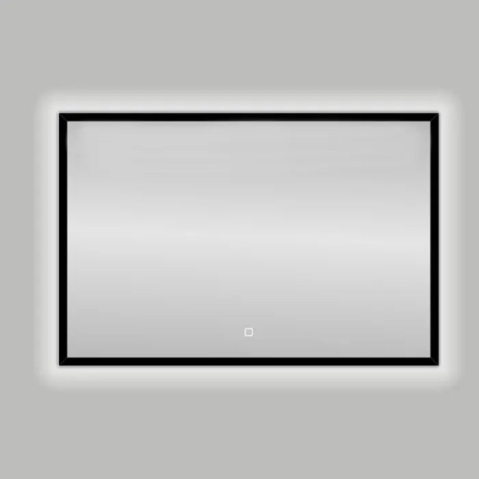 Best Design Nero Solaro mirror with LED and touch control 120x80cm