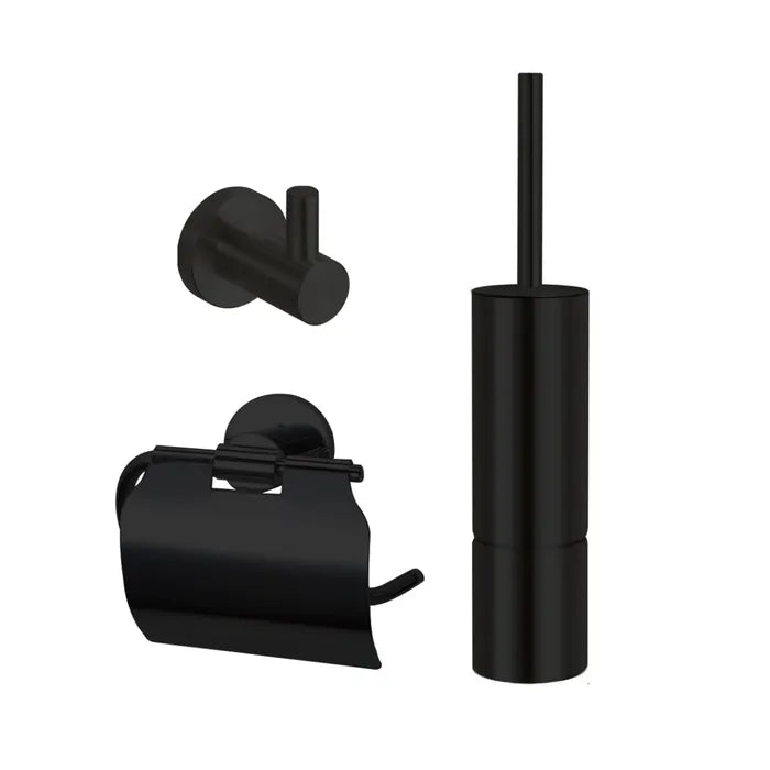Best Design Nero toilet accessories set matt black