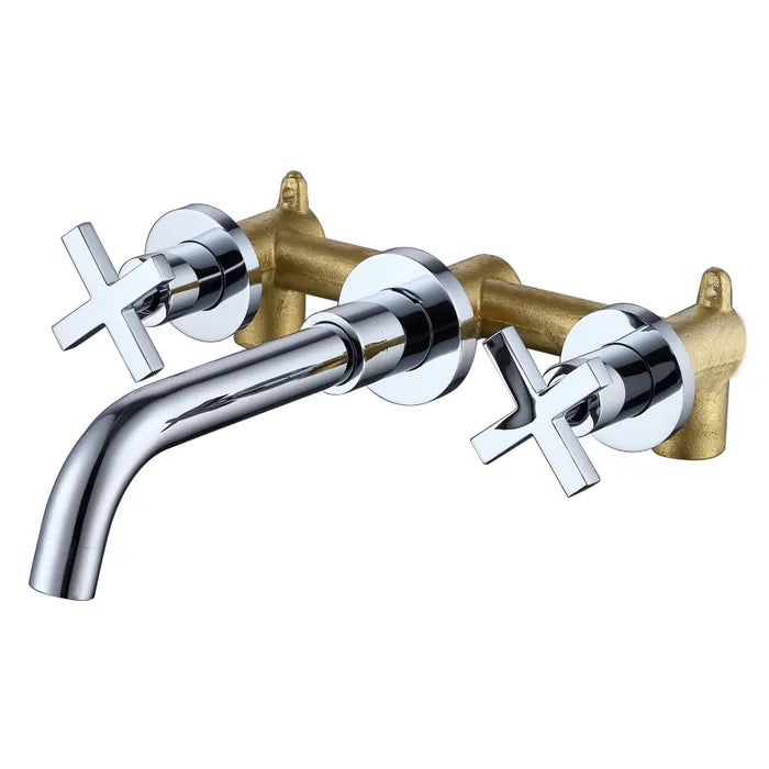 Best Design New Jax 3-hole deck-mounted basin mixer chrome