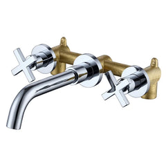 Best Design New Jax 3-hole deck-mounted basin mixer chrome