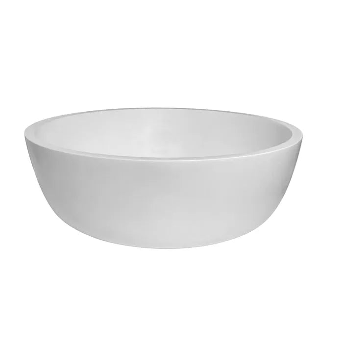 Best Design New-Stone Astoria countertop basin 42x15cm matte white