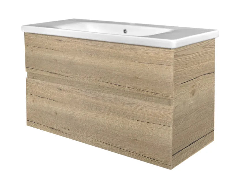 Best Design Quick badkamermeubel 100cm eikenhout