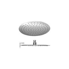 Best Design regendouche Round 30cm ultra thin 2mm