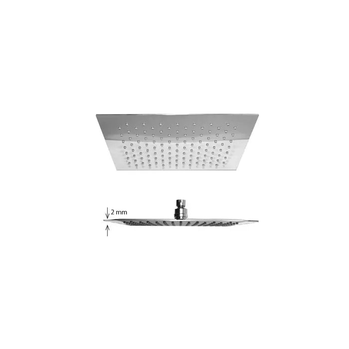 Best Design regendouche Square 30x30cm ultra thin 2mm