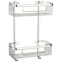 Best Design Rome Shower Rack 2-Tier Chrome