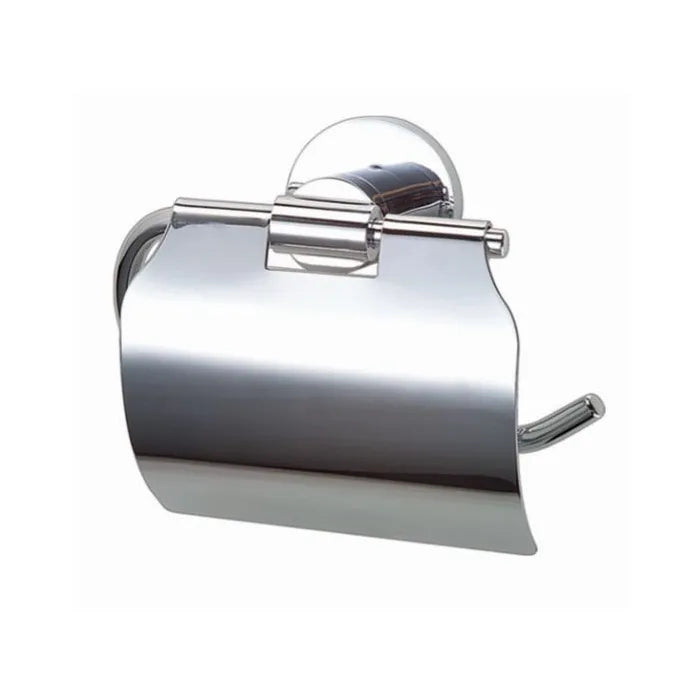 Best Design Rome toiletrolhouder met klep chroom