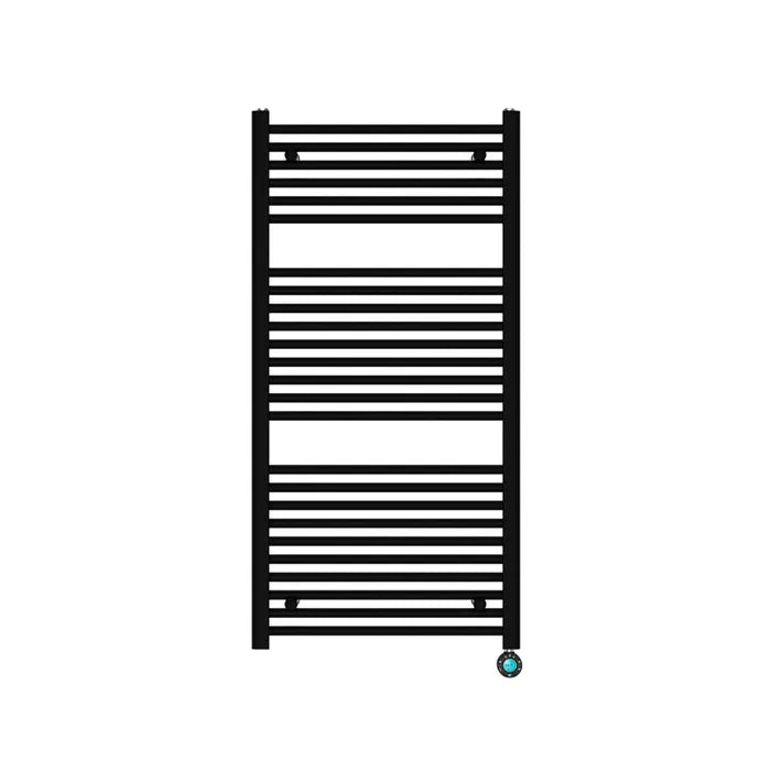 Best Design Senden White elektrische radiator zwart 120x60cm 640W