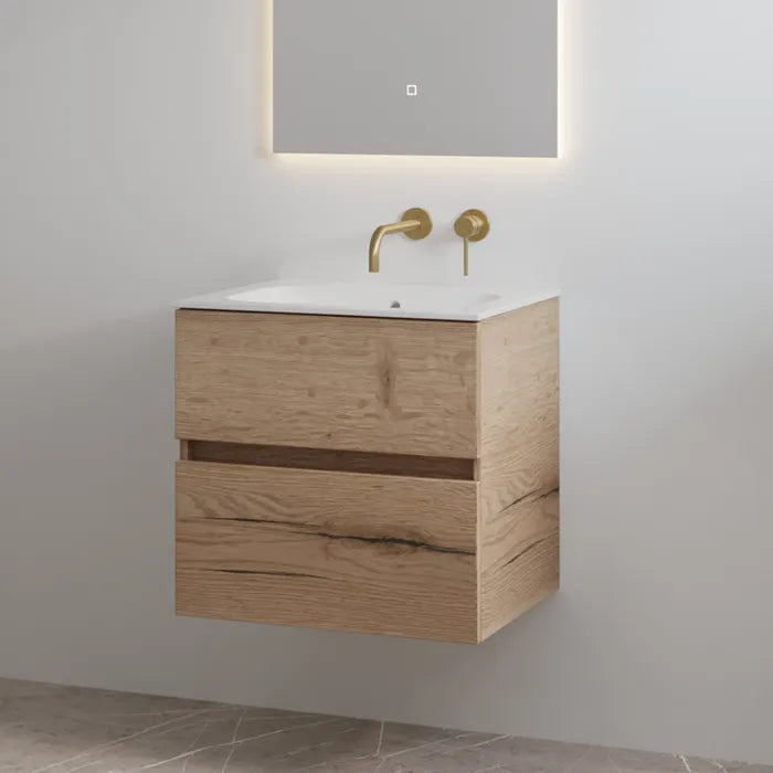 Best Design Splash badkamermeubel 60cm zonder kraangat eiken