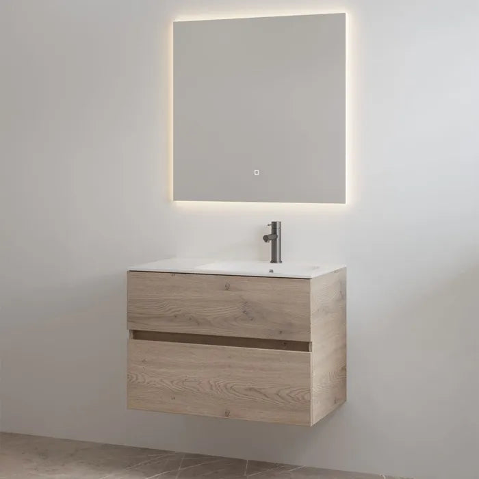 Best Design Splash badkamermeubel 80cm met kraangat eiken licht