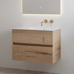 Best Design Splash badkamermeubel 80cm zonder kraangat eiken