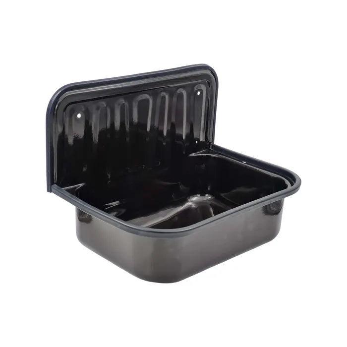 Best Design Suula uitstortgootsteen 50x33cm zwart