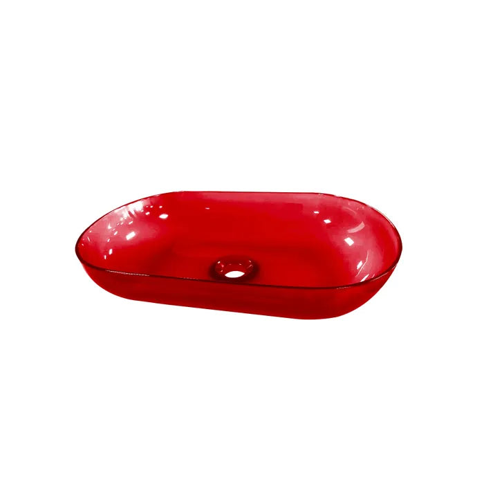 Best Design Transpa Red waskom 54x34cm