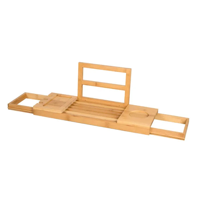 Best Design Tray verstelbare badbrug 50-90cm bamboe