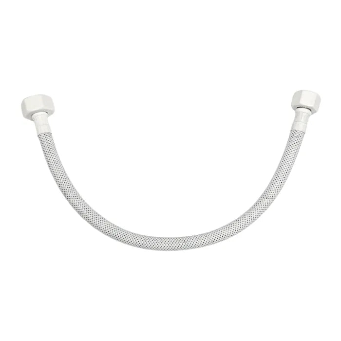 Best Design White flexibele aansluitslang 35cm 1/2" x 3/8" wit mat