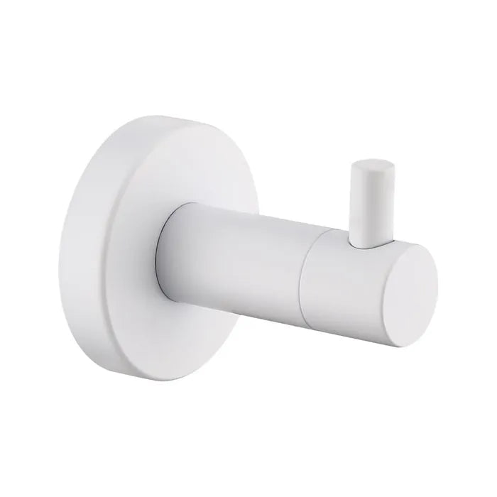 Best Design White handdoekhaakje wit mat