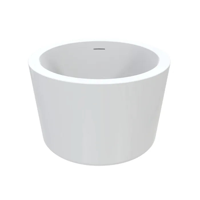 Best Design Zen rond vrijstaand bad 104x67cm wit glans