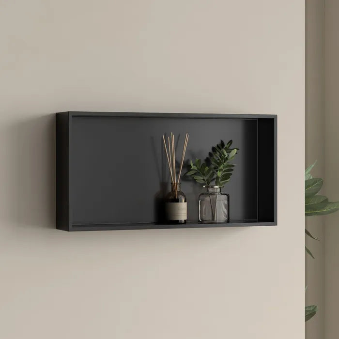 Best Design Bandy nero opbouwnis 60x30x8cm mat zwart