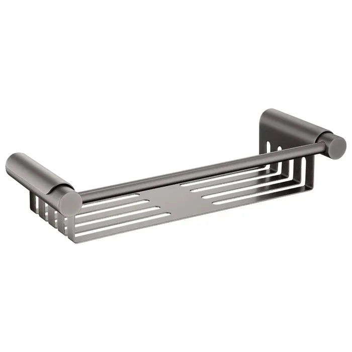 Best Design doucherek / shampoohouder voor wandmontage gunmetal