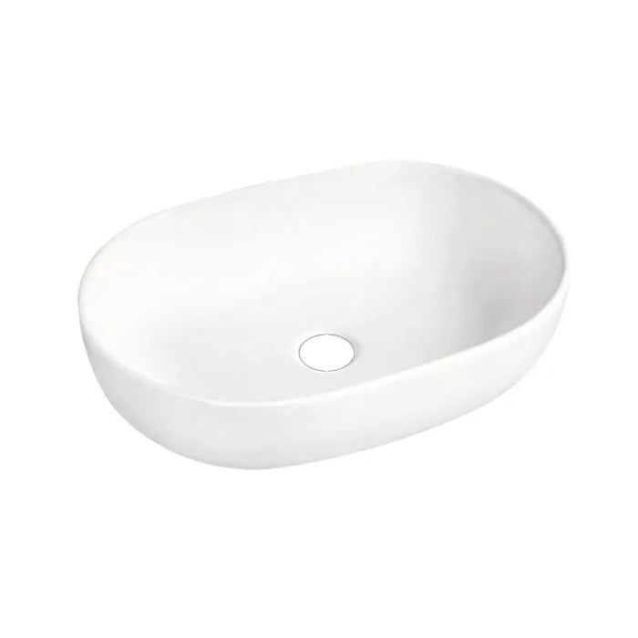 Best Design Lariano opbouw wastafel waskom mat wit 60x42.5x14cm