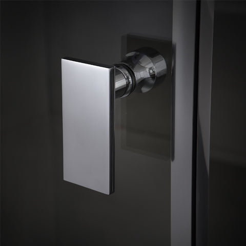 AWT Dampfdusche LD107F15 schwarz 120x90 rechts