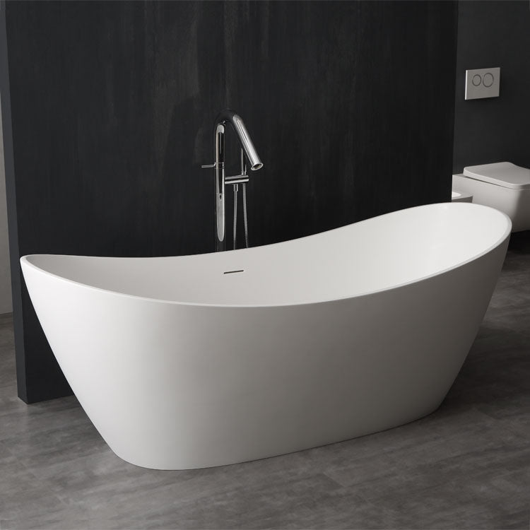 StoneArt Vrijstaande Badkuip BS-526 - mat wit - 185x79