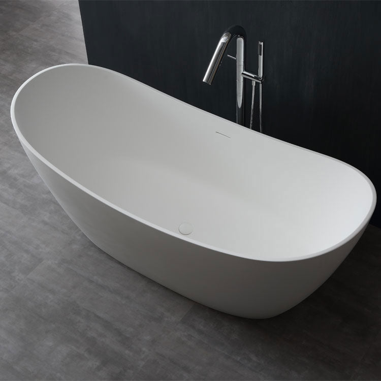 StoneArt Vrijstaande Badkuip BS-526 - mat wit - 185x79