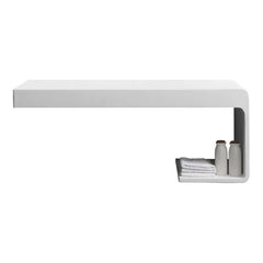 StoneArt Wastafel LQ610-1 links - glanzend wit - 100x48