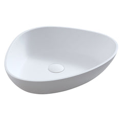 StoneArt solid surface waskom LC154 - glans wit