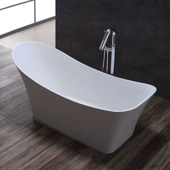 StoneArt Vrijstaand Badkuip BS-501 - mat wit - 165x74
