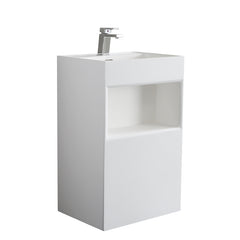 StoneArt Vrijstaande Wastafel LZ517 50x45cm - glans wit